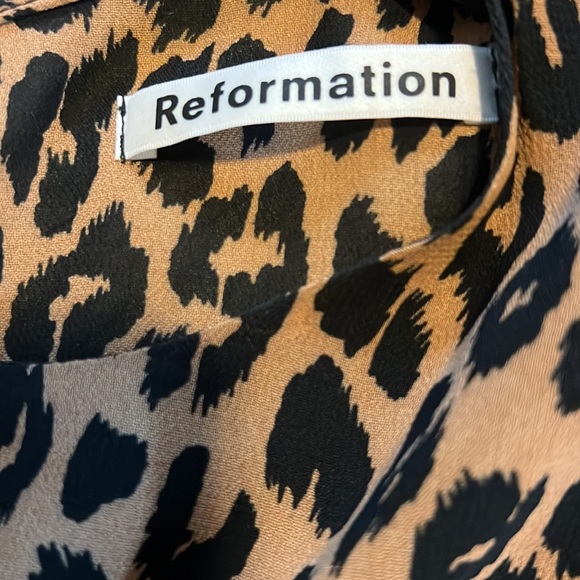 Reformation Leopard Mini Dress - Picture 7 of 9